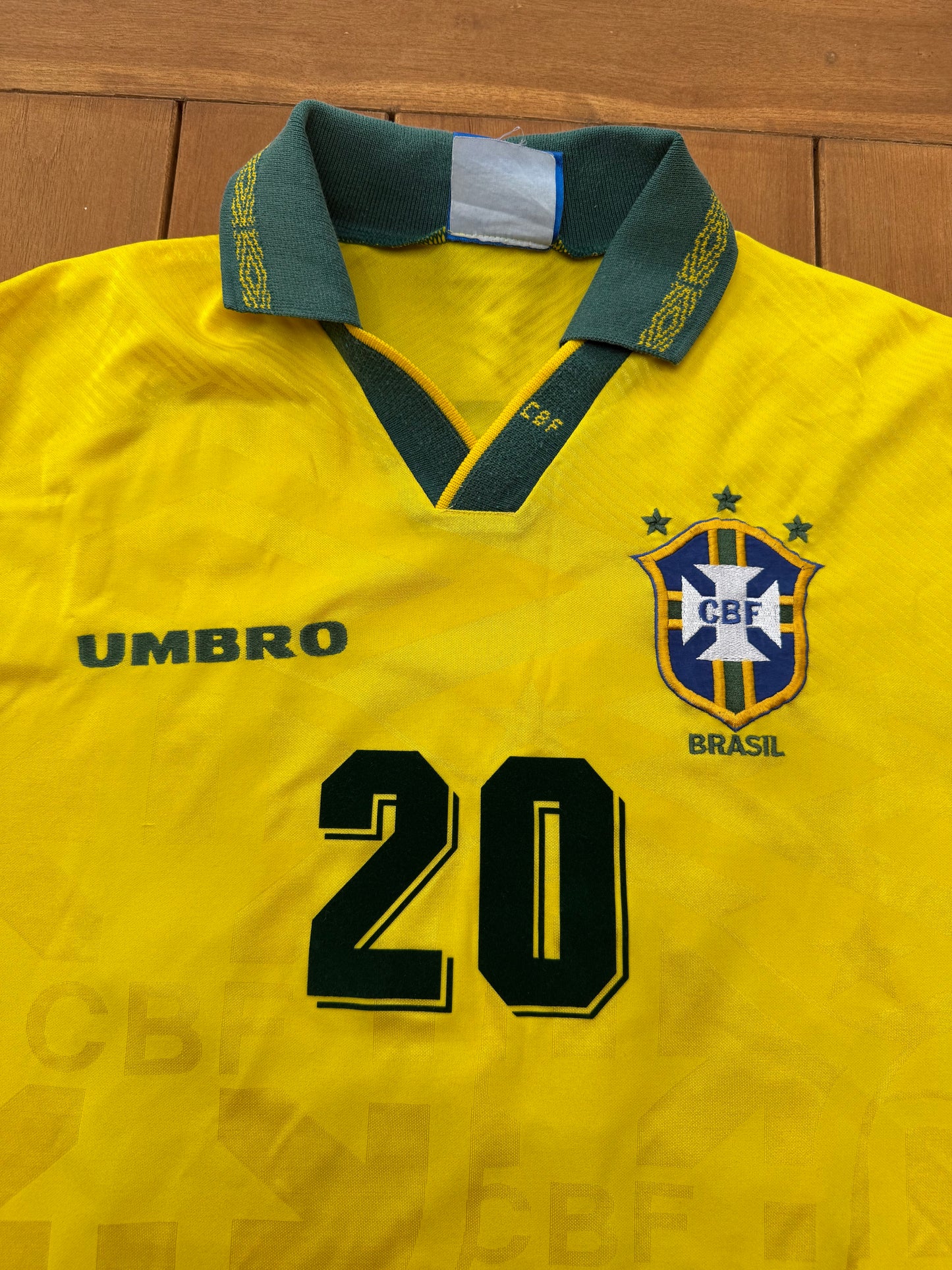 Brazil 1993/1994 Home Shirt (#20 Ronaldo) (L)
