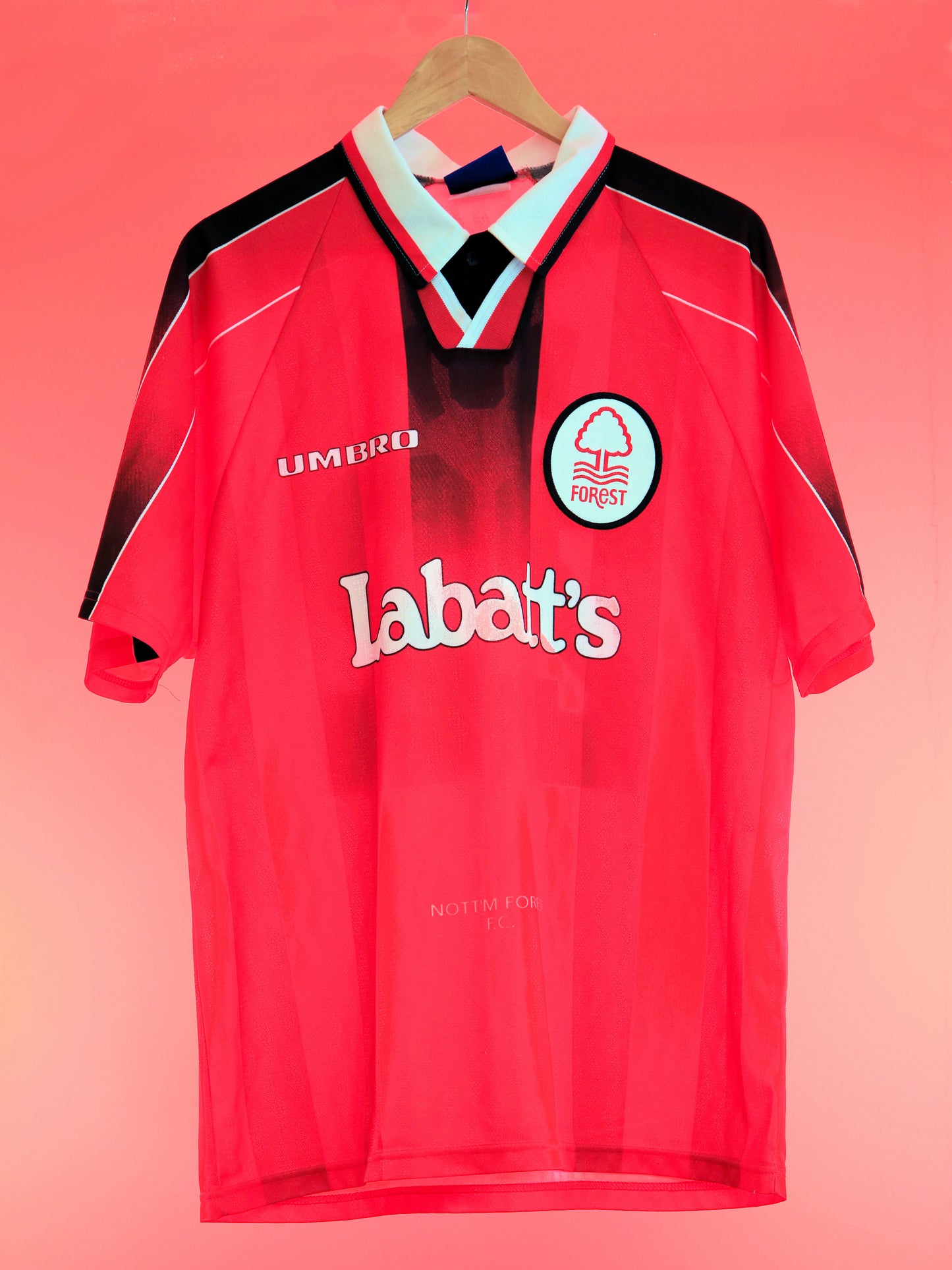 Nottingham Forrest 1997/1998 Home Shirt #22 Bryan Roy (XL)