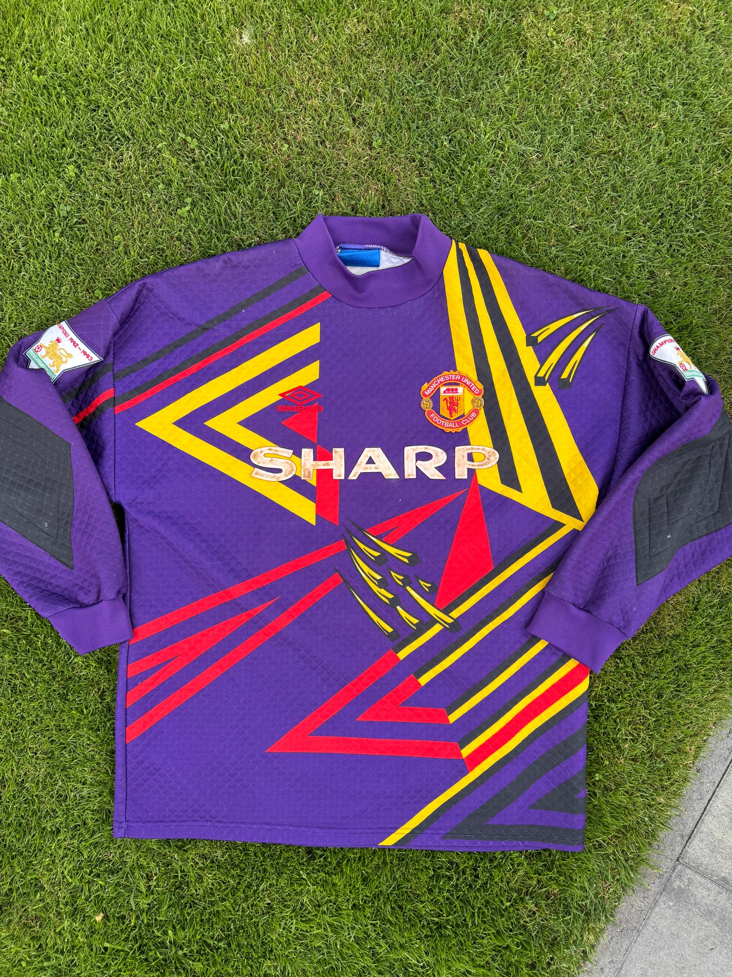 Manchester United 1992/1994 Keeper Shirt (#1 Schmeigel) (L)