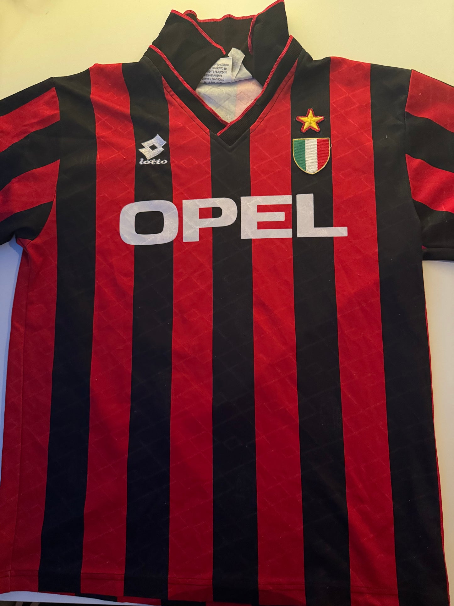 AC Milan 1995-1996 Home Champions League Shirt (L/XL)