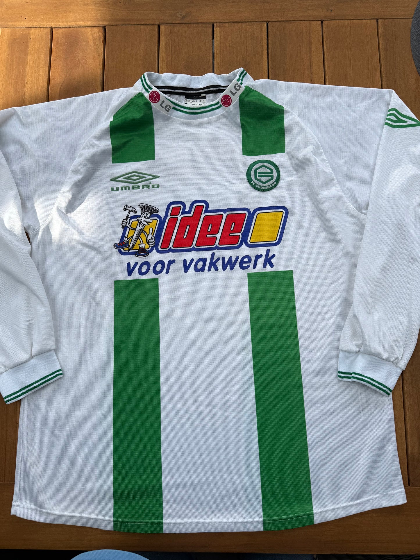 Fc Groningen 2001/2002 Home Shirt Matchworn (XL)
