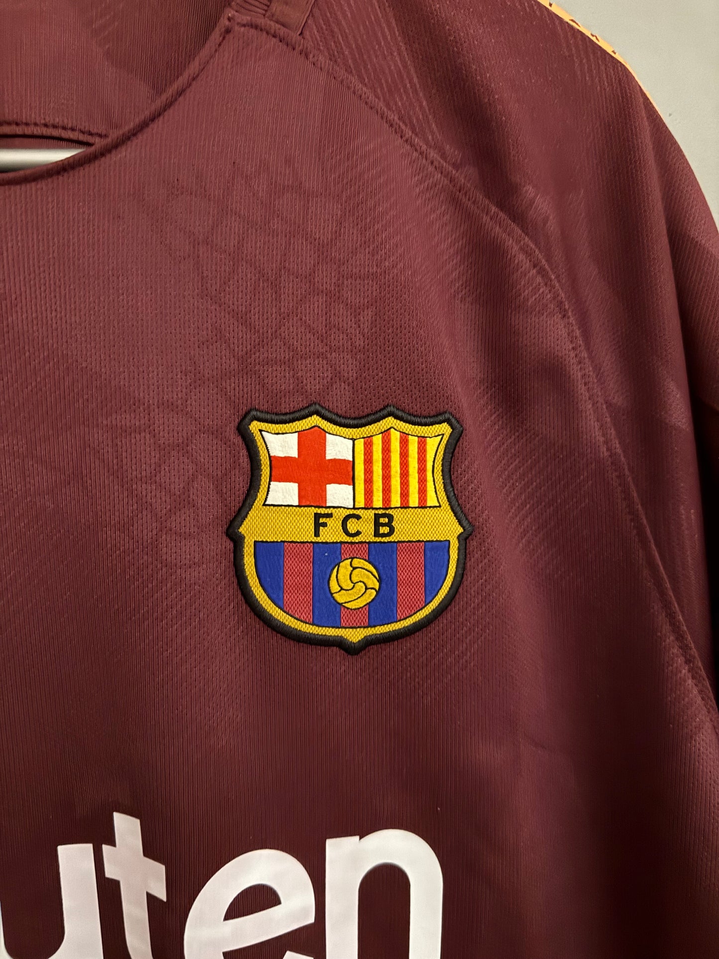 FC Barcelona 2017-2019 Away Shirt (#10 Messi) (L)