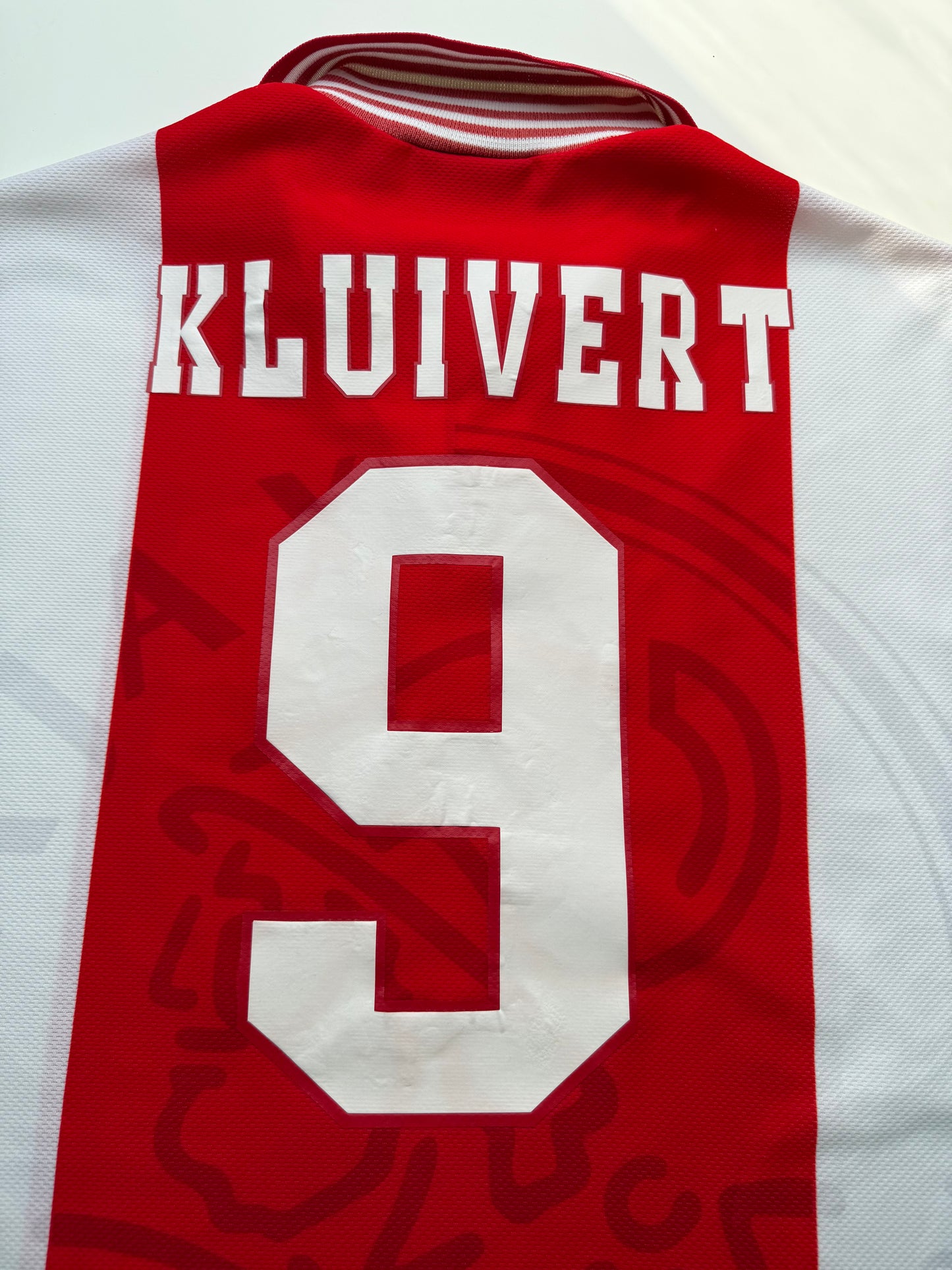 Ajax 1995/1996 Home Shirt #9 Kluivert (L)