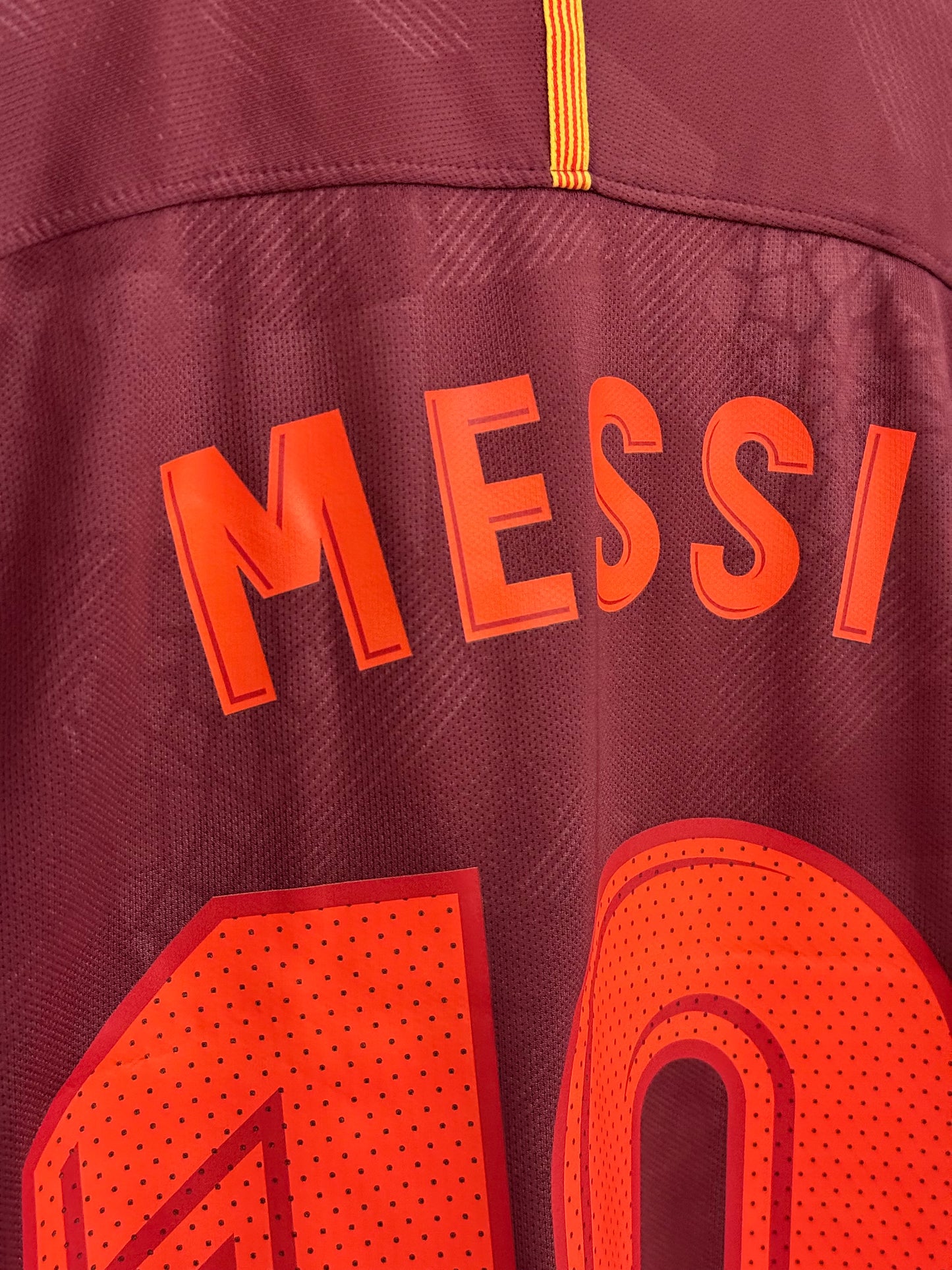 FC Barcelona 2017-2019 Away Shirt (#10 Messi) (L)