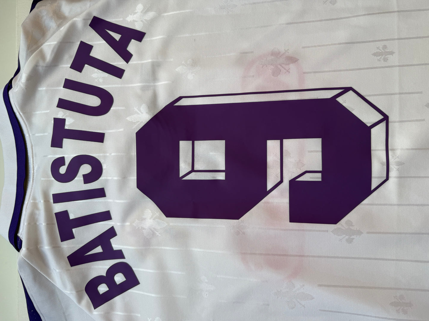 Fiorentina 1997/1998 Away Shirt #9 Batistuta (M)