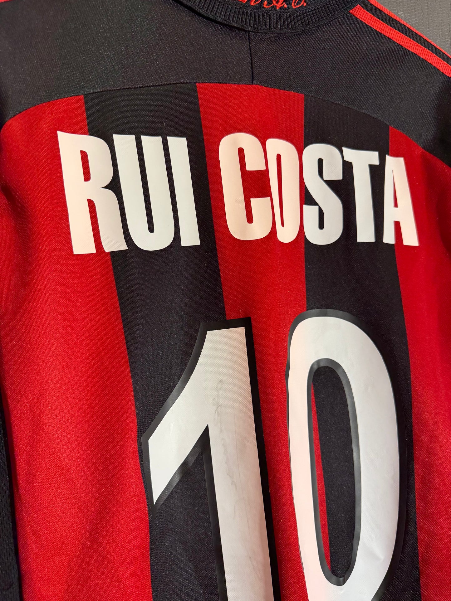 Ac Milan 2000/2001 Home Shirt #10 Rui Costa (XL)