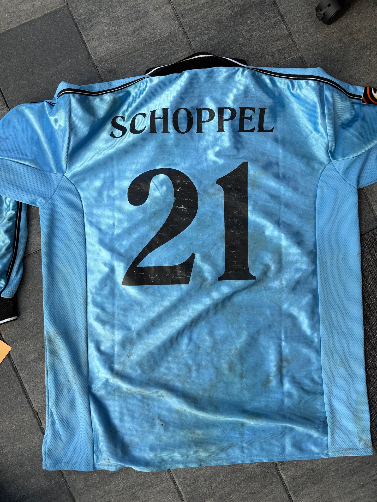 Freiburg 2001/2002 Keeper Shirt Matchworn (#21 Schoppel) (XXL)