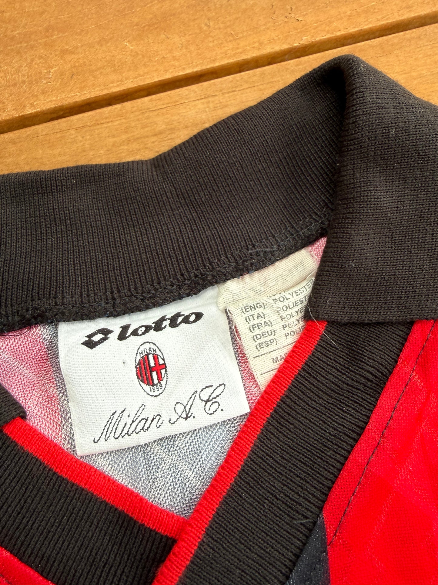 AC Milan 1995/1996 Home Shirt (#3 Maldini) (L)