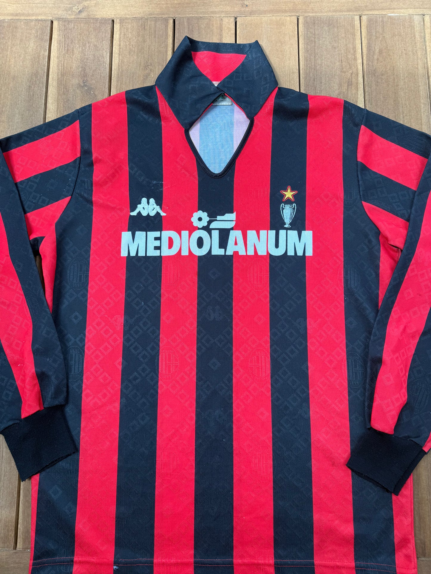 Ac Milan 1989/1990 Home Shirt Longsleeve (XL label fits L)