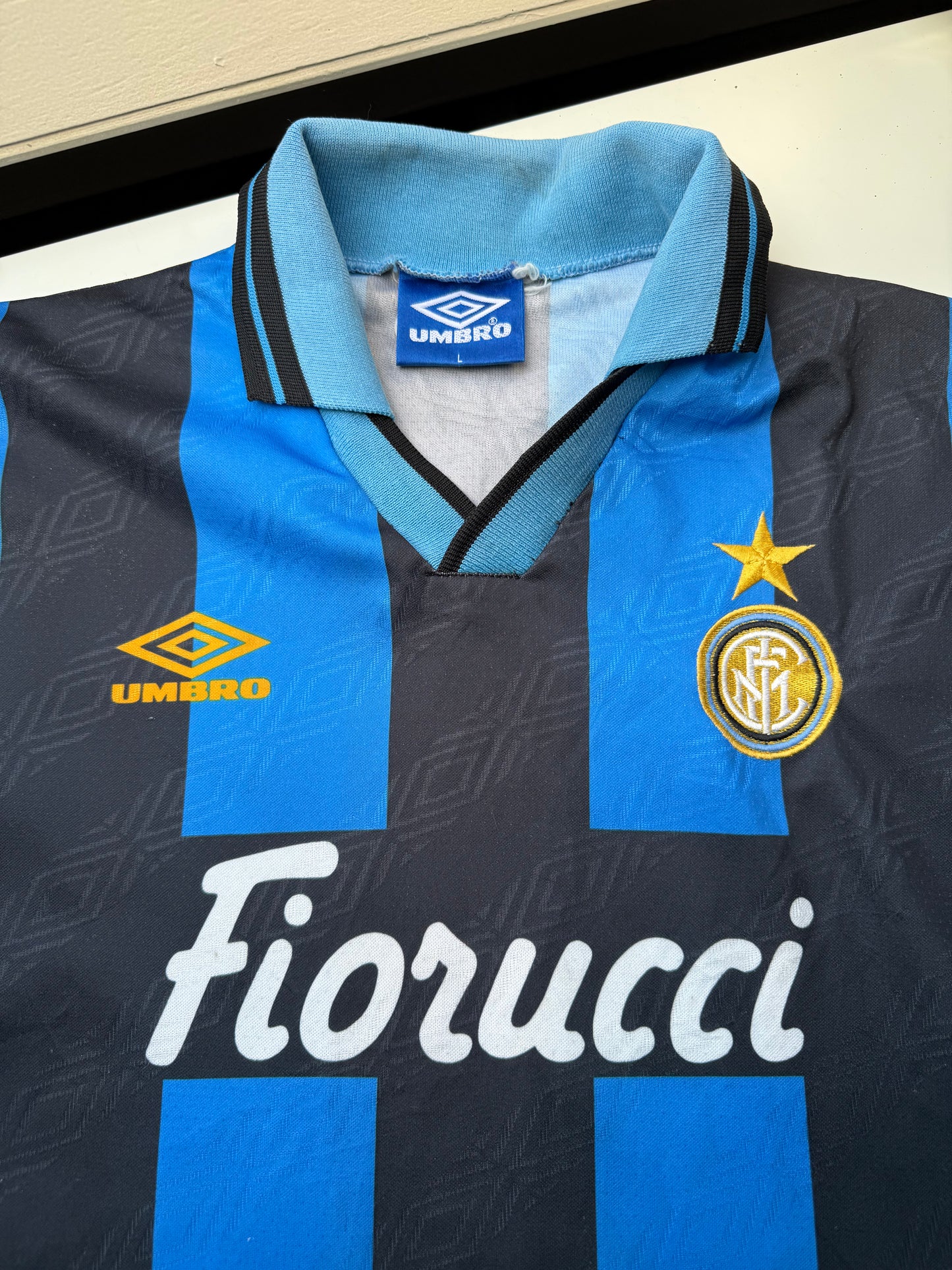 Inter Milan 1994/1995 Home Shirt (#10 Bergkamp) (L)