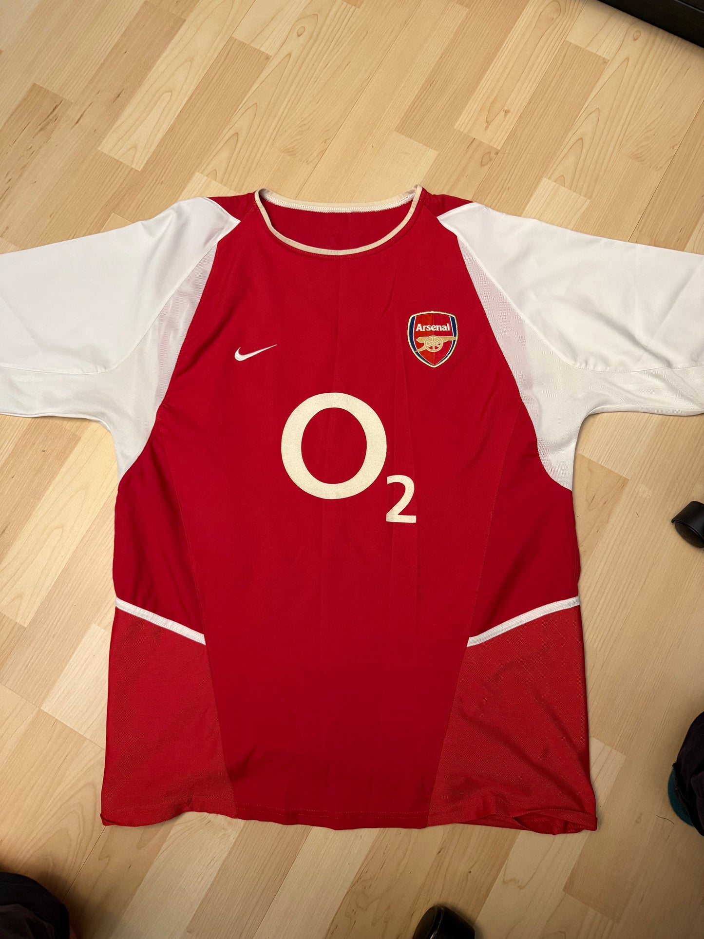 Arsenal 2002/2004 Home Shirt (#10 Bergkamp) (L)