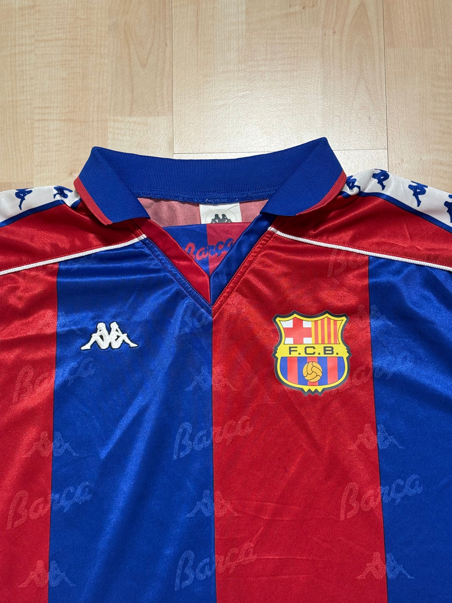 Barcelona 1992/1995 Home Shirt Longsleeve (Jaspo) (L)