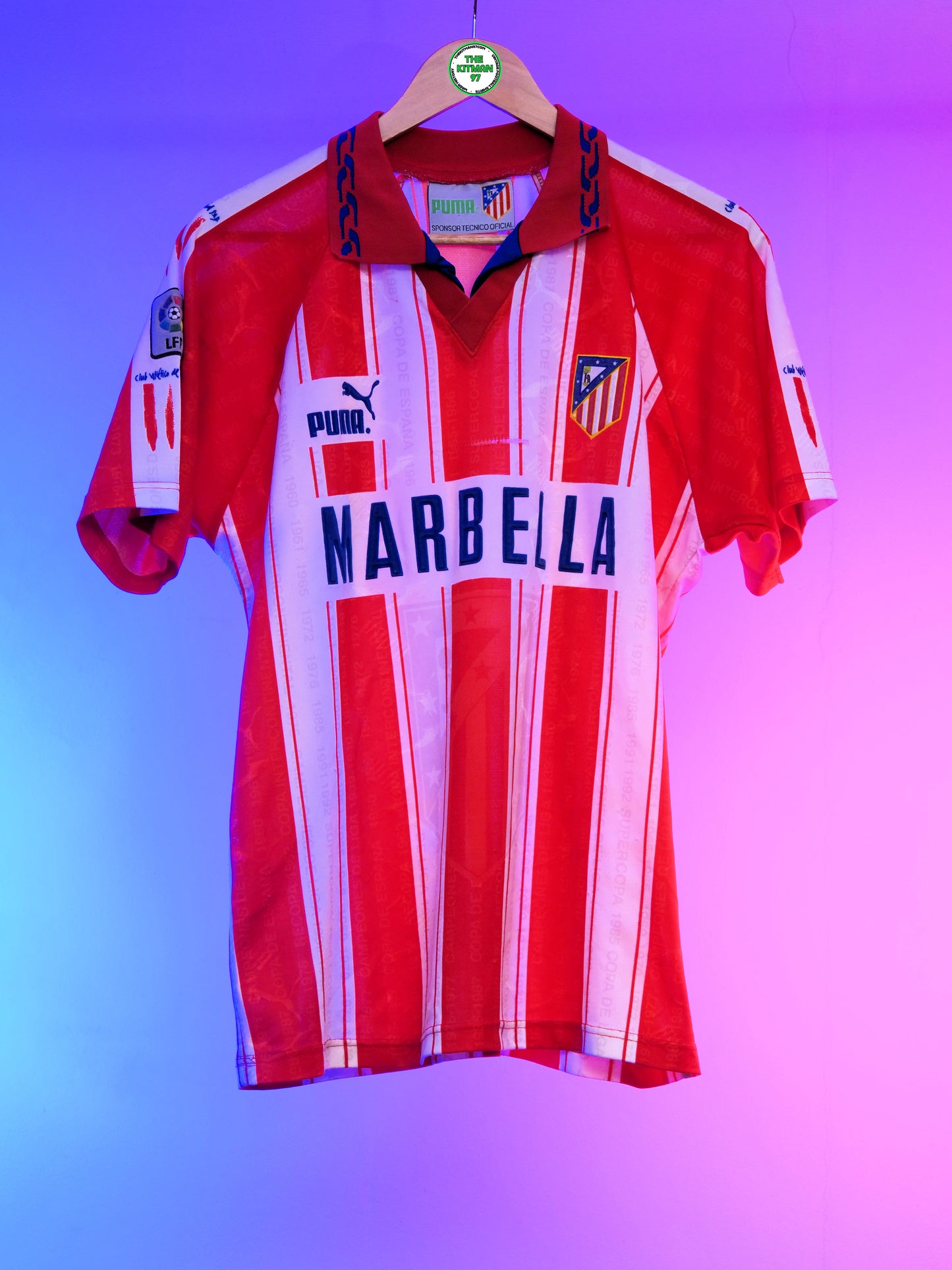 Atletico Madrid 1995/1996 Home Shirt (S/M)