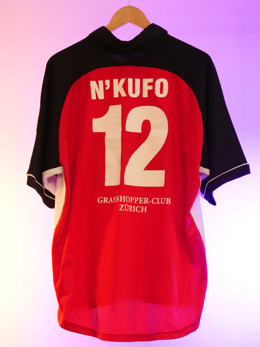 Grasshoppers 1998/2000 Away Shirt #12 N’Kufo (XL)