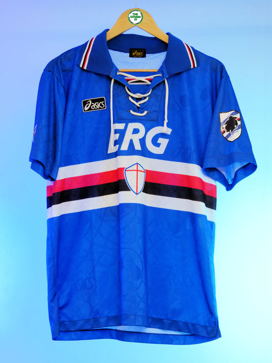 Sampdoria 1994/1995 Home Shirt (#4 Gullit) (L)