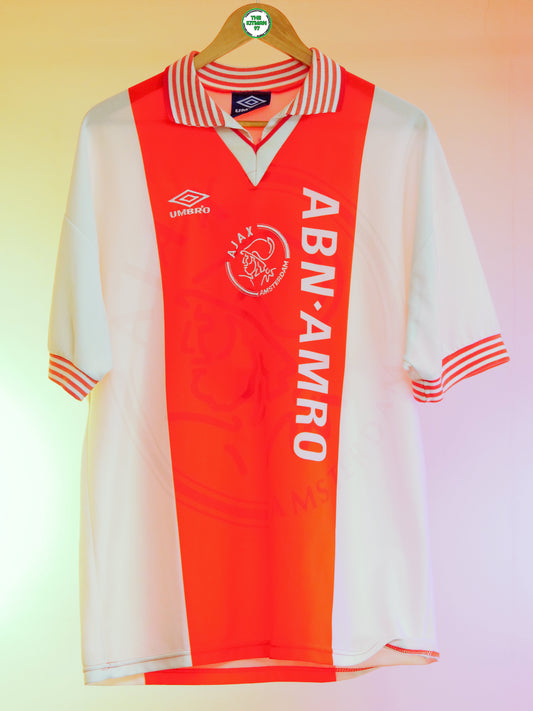 Ajax 1995/1996 Home Shirt #9 Kluivert (L)