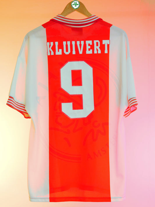 Ajax 1995/1996 Home Shirt #9 Kluivert (L)