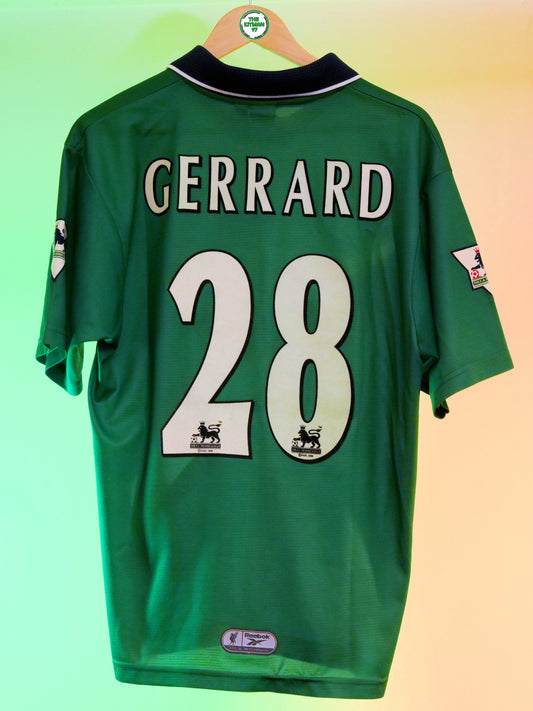 Liverpool 1999/2000 Away Shirt (#28 Gerrard) (M)