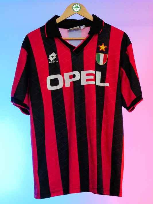 AC Milan 1995-1996 Home Champions League Shirt (L/XL)