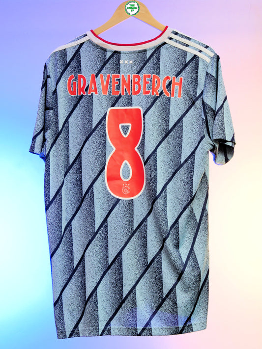 Ajax 2020/2011 Away Shirt (#8 Gravenberch) (XL)