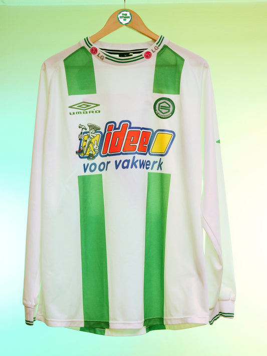 Fc Groningen 2001/2002 Home Shirt Matchworn (XL)