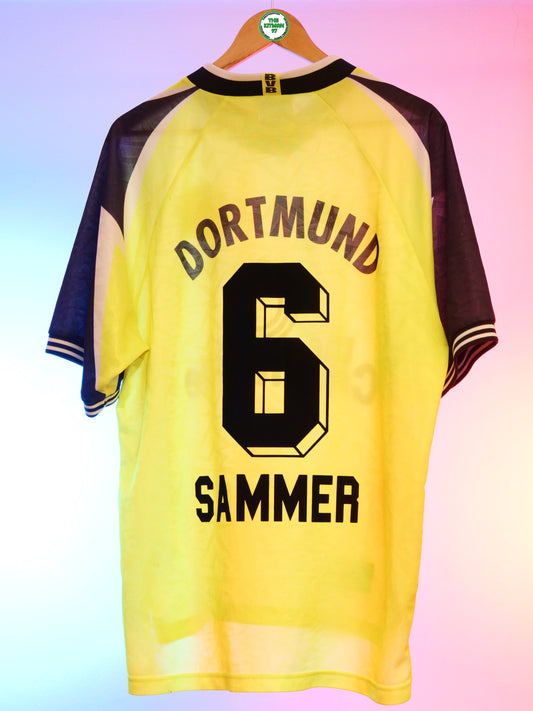 Dortmund 1995/1995 Home Shirt (#6 Sammer) (XL)
