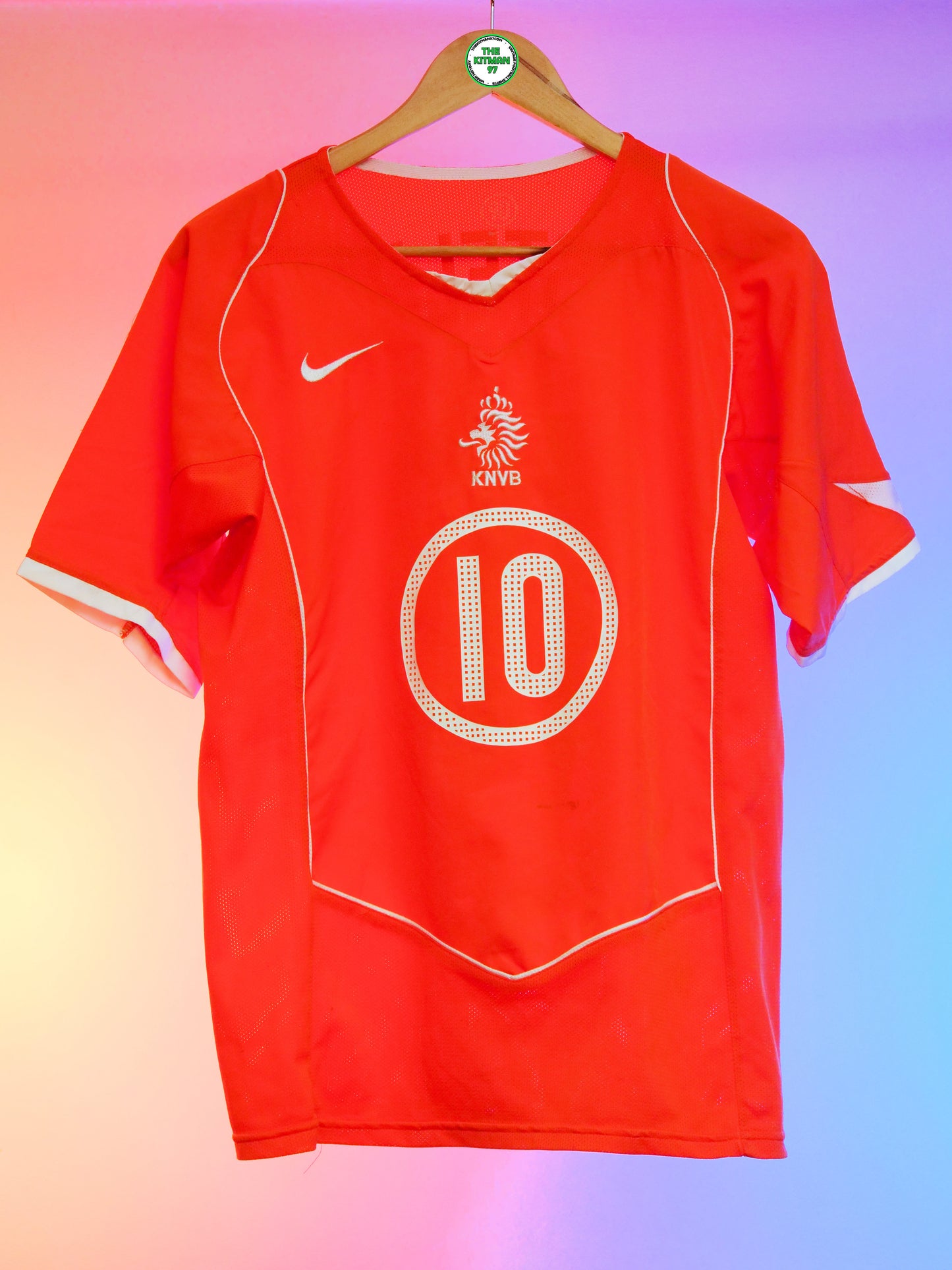 Netherlands 2004/2006 Home Shirt (#10 Van Nistelrooy) (M)