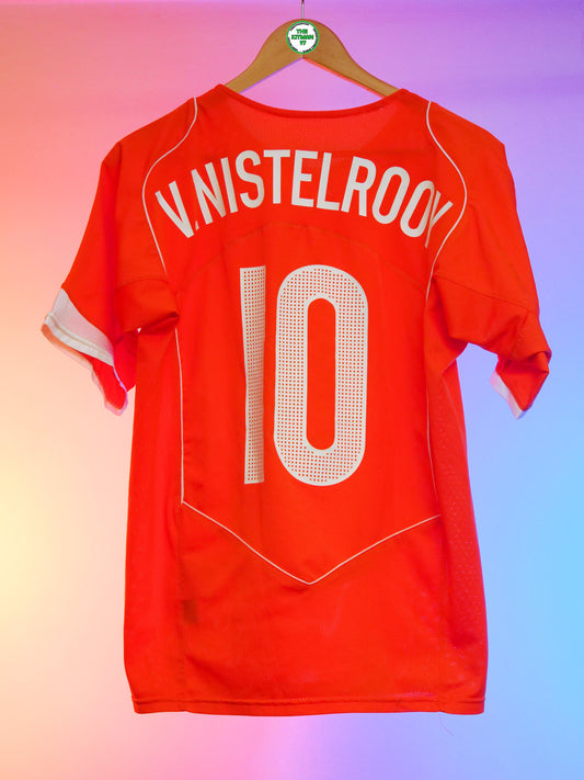 Netherlands 2004/2006 Home Shirt (#10 Van Nistelrooy) (M)