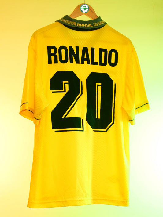 Brazil 1993/1994 Home Shirt (#20 Ronaldo) (L)