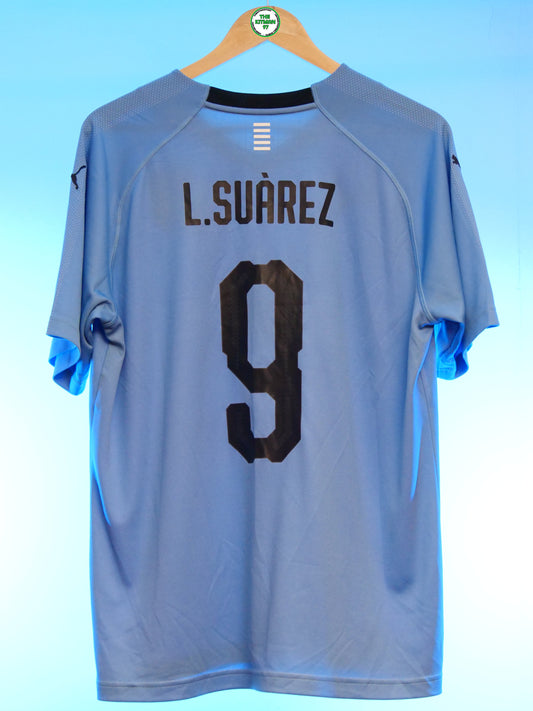 Uruguay 2018/2020 Home Shirt (#9 Suarez) (L)
