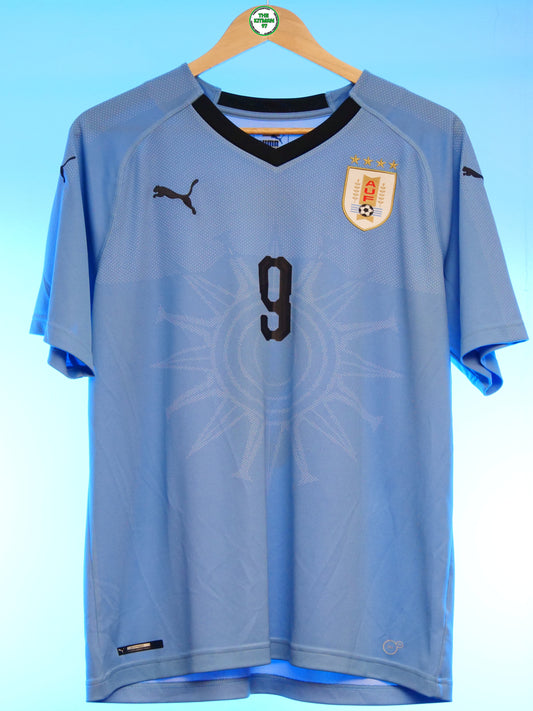 Uruguay 2018/2020 Home Shirt (#9 Suarez) (L)