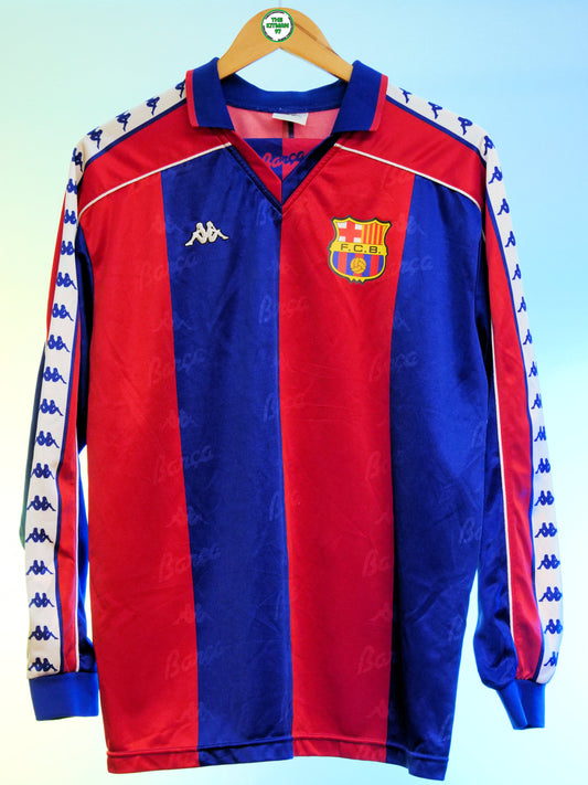 Barcelona 1992/1995 Home Shirt Longsleeve (Jaspo) (L)