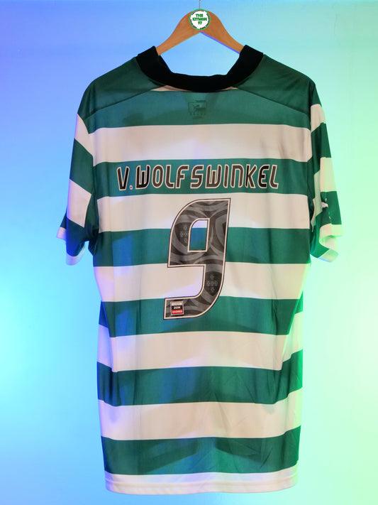 Sporting Lisbon 2012/2013 Home Shirt (#9 Van Wolfswinkel) (XXL)