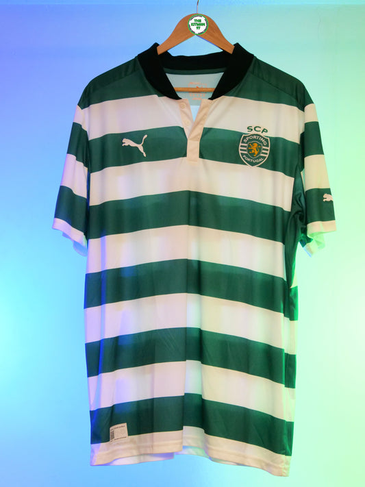 Sporting Lisbon 2012/2013 Home Shirt (#9 Van Wolfswinkel) (XXL)