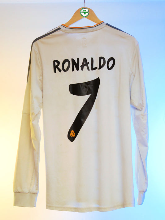 Real Madrid 2013/2014 Home Shirt (#7 Ronaldo) (L)
