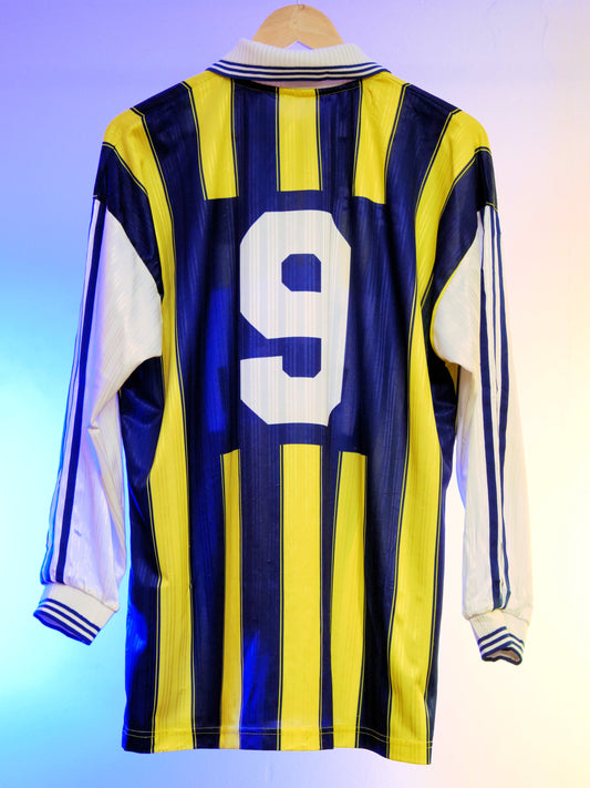 Fenerbahçe 1997/1998 Matchworn Home Shirt (#9) (XL)