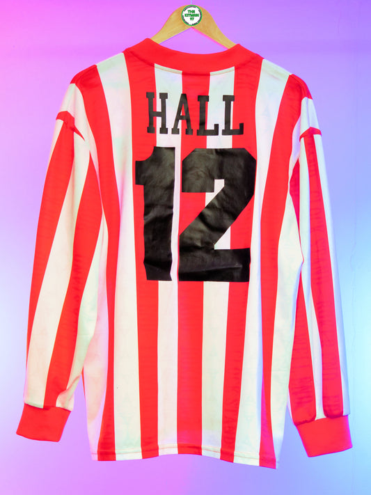 Sunderland 1996/1997 Home Shirt Longsleeve (#12 Hall) (XL)