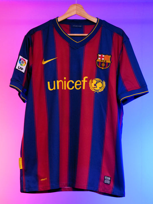 Barcelona 2009/2010 Home Shirt (#10 Messi) (L)