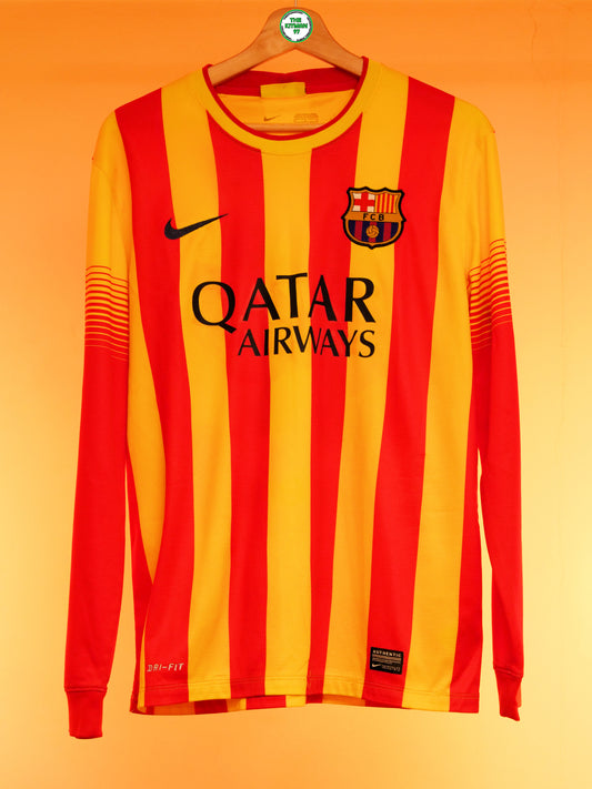 Barcelona 2014/2015 Away Shirt Longsleeve (#10 Messi) (M)
