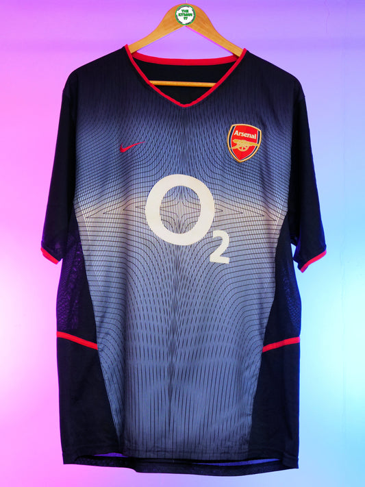 Arsenal 2002/2003 Away Shirt (#10 Bergkamp) (L/XL)
