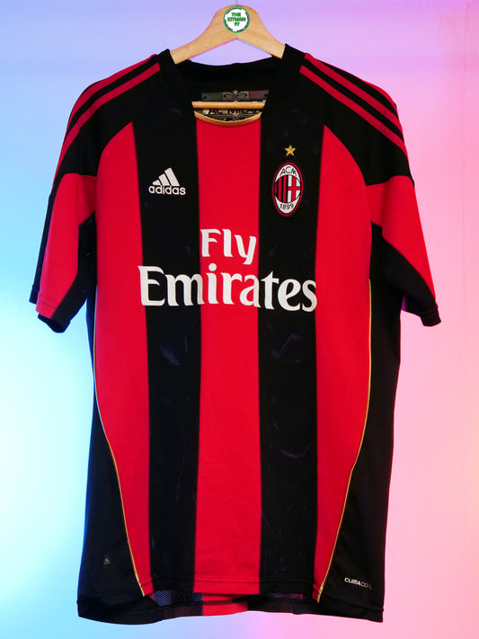 AC Milan 2010/2011 Home Shirt (#80 Ronaldinho) (M)