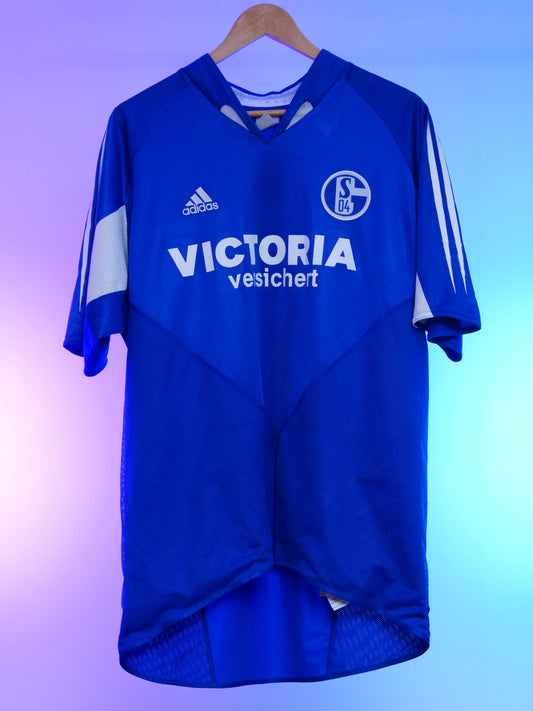 Schalke 04 2004/2005 Home Shirt (#26 Hanke) (L)