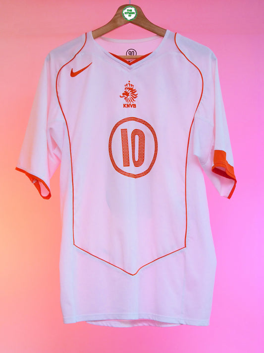 Netherlands 2004/2006 Away Shirt (#10 Van Nistelrooy) (L)
