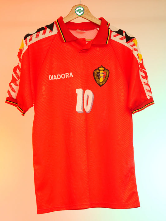 Belgium 1994 Home Shirt (#10 Scifo) (S)