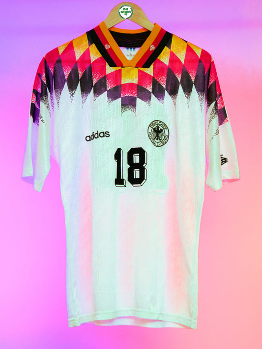 Germany 1994 Home Shirt (#18 Klinsmann) (M)