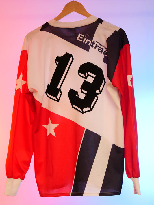 Eintracht Frankfurt 1990/1991 Away Shirt Longsleeve (#13) (XL)