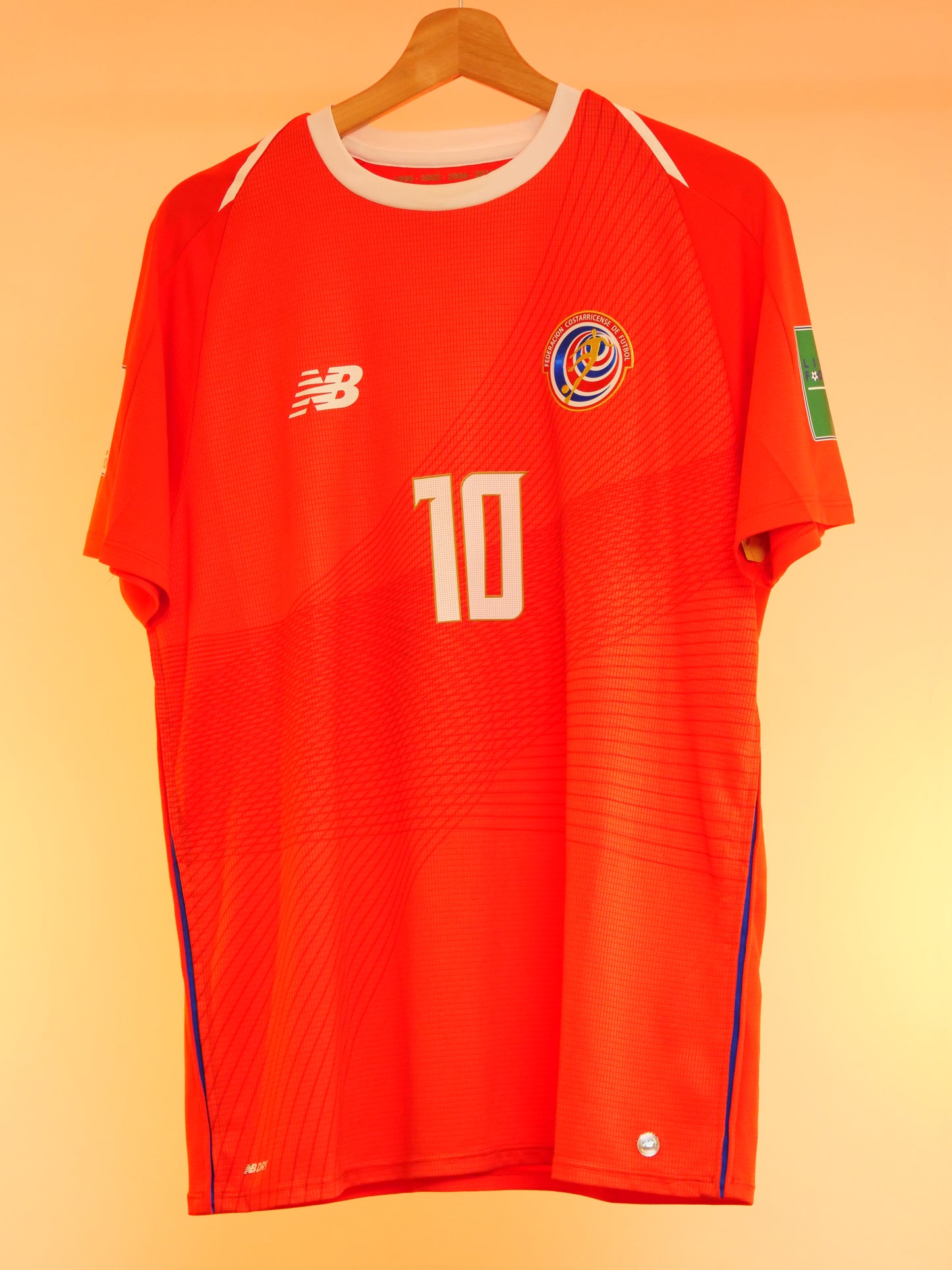 Costa Rica 2018/2019 Home Shirt (#10 Bryan Ruiz) (L)