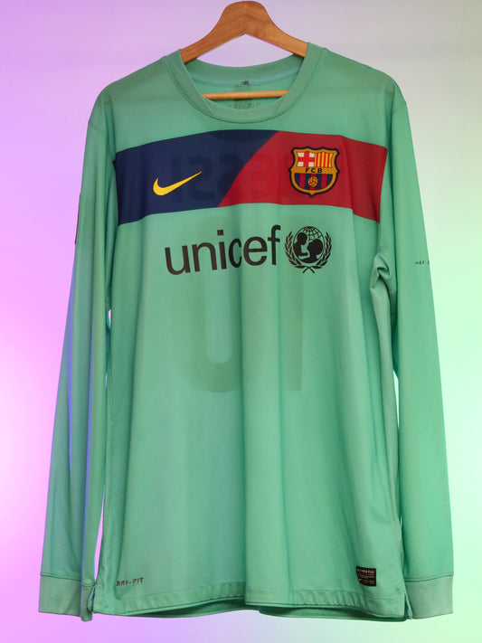 Barcelona 2010/2011 Away Shirt Longsleeve (#10 Messi) (L)
