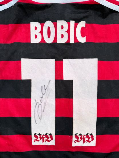 Stuttgart 1997/1998 Home Shirt (#11 Bobic) (Signed)
