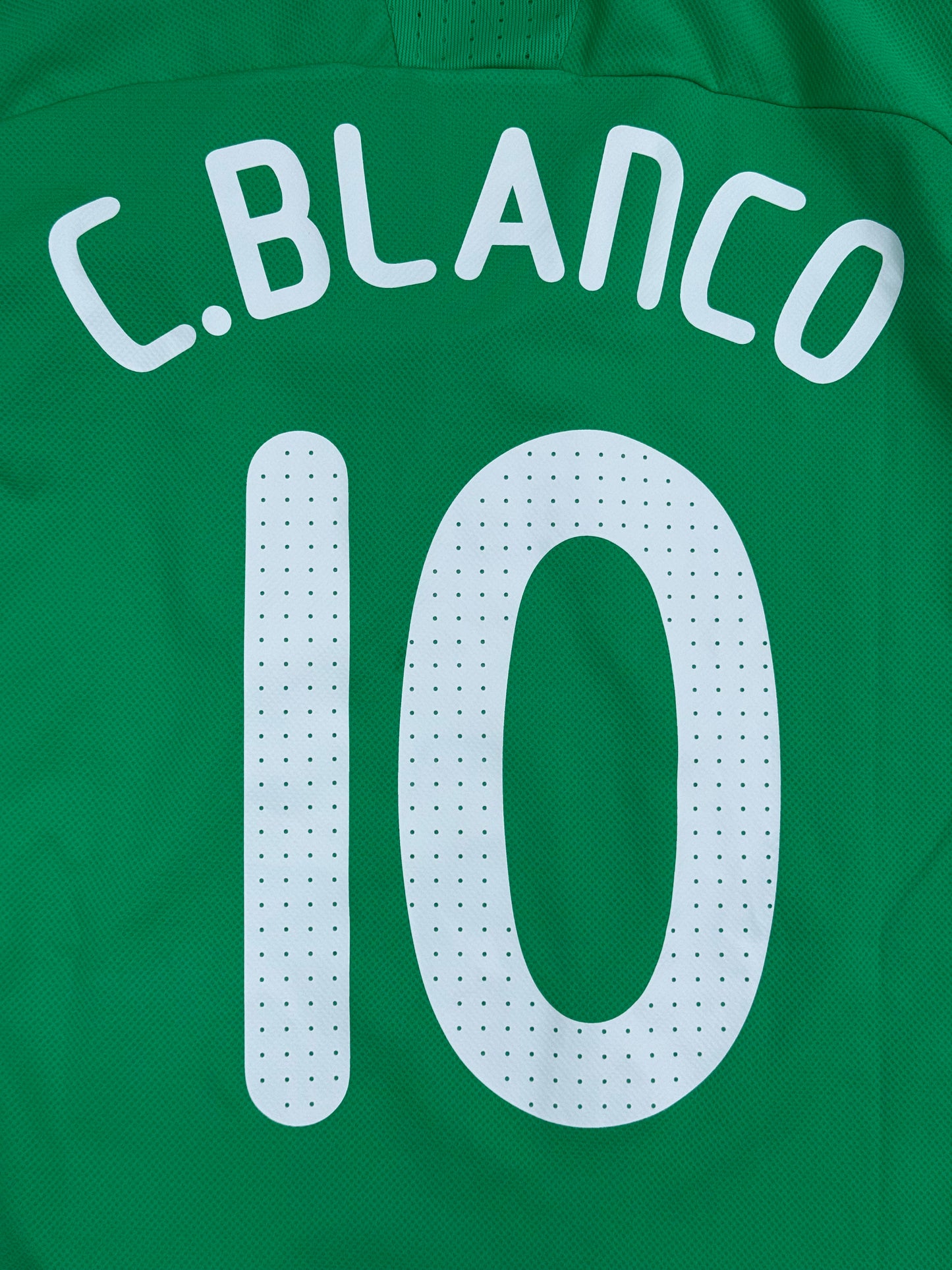 Mexico 2008/2009 Home Shirt (#10 Blanco) (XL)
